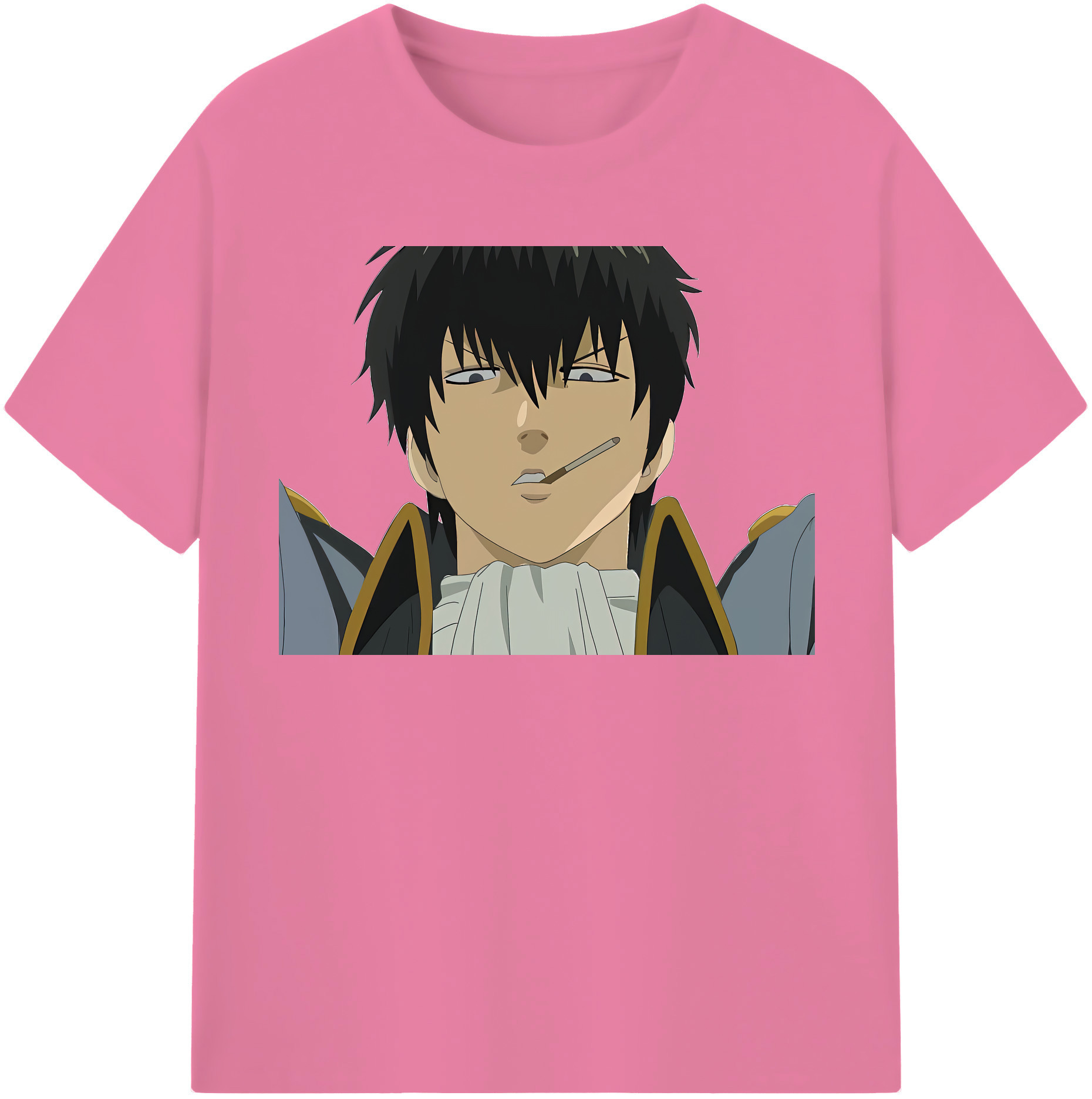 （画像用） ぎんたま 坂田銀時（さかたぎんとき） 神楽 志村新八（しむら しんぱち） GINTAMA Sakata Gintoki Kagura Shimura Shinpachi 綿100％半袖Tシャツ（フロントプリント）